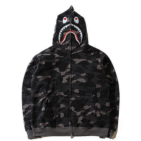 Bape hoodie shark real